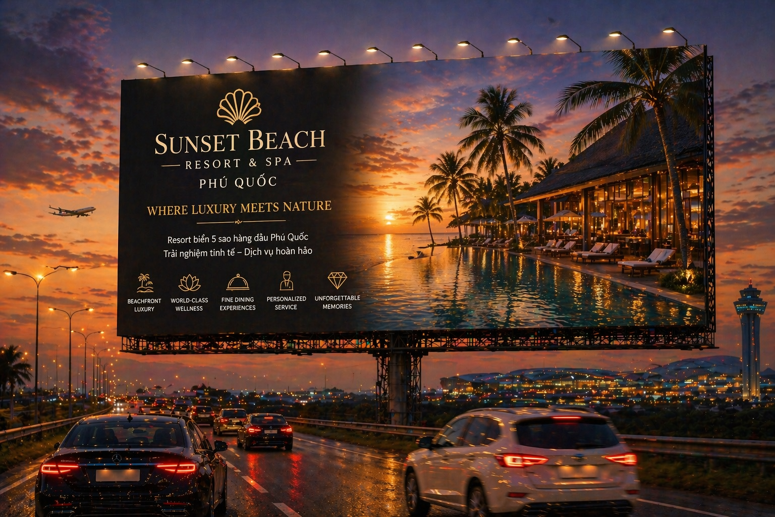 Sunset Beach Resort Billboard T2